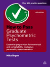 How to Pass Graduate Psychometric Tests (eBook)